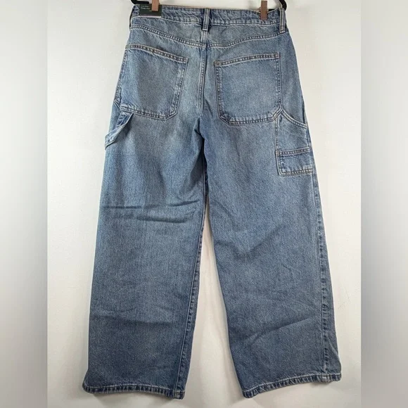 Wild Fable™ Women's Low-Rise Baggy Jeans - Medium Wash 8S - Picture 8 of 11